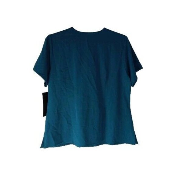 GREY'S ANATOMY Women's Blue Three Pocket  Scrub Top size 2XL - Picture 2 of 10